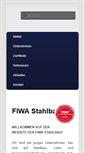 Mobile Screenshot of fiwa-stahlbau.at